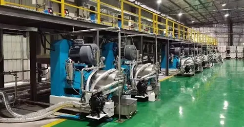 Línea de producción de tinta