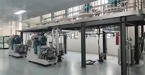 Línea de producción de tinta