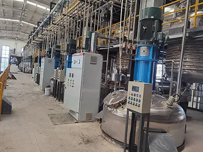 Línea de producción de formulaciones de SC terminada en la planta del cliente