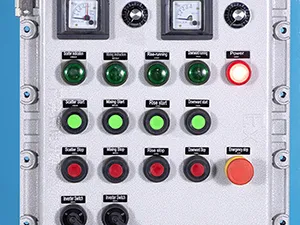 Panel de control a prueba de explosiones