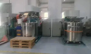 Mezcladoras de doble eje concéntricas en las instalaciones del cliente