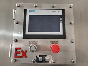 Panel de control PLC a prueba de explosiones