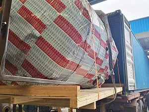 Referencia visual del reactor de resina PRK listo para su entrega