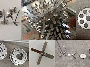 Diseños de discos dispersores para diferentes materiales